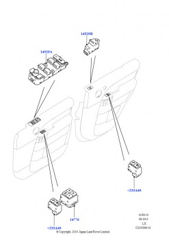 Переключатели (Передние и задние двери)