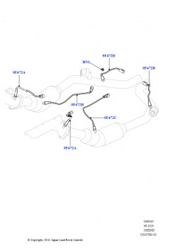 Система выпуска (Датчики системы выпуска, 3.0L DOHC GDI SC V6 БЕНЗИНОВЫЙ)