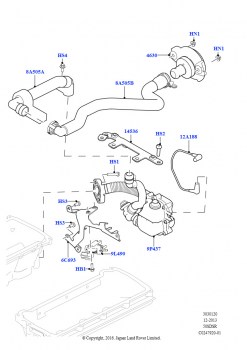 Впускной коллектор (Symposer (резонатор), 5,0 л OHC SGDI SC V8 бензин - AJ133)