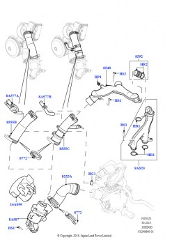 Термостат/корпус и сопут.эл-ты (3.0L DOHC GDI SC V6 БЕНЗИНОВЫЙ)