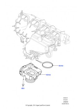 Корпус дроссельной заслонки (2.0L 16V TIVCT T/C Gen2, бензин, Сборочный завод Хэйлвуд)