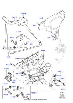 Турбокомпрессор (2.0L 16V TIVCT T/C Gen2, бензин, Сборочный завод Хэйлвуд)