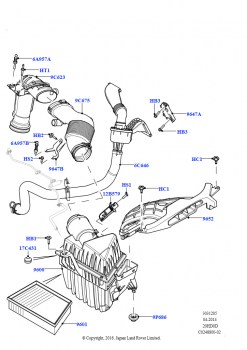 Воздушный фильтр (2.0L 16V TIVCT T/C Gen2, бензин)