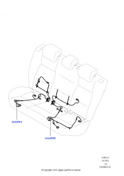Электропроводка - Сиденья (Задние сиденья, Сборочный завод Хэйлвуд, С задн.сиден.60/40 с мех.складыван., Сборочный завод Хэйлвуд, 60/40,салазки,сквозн.размещ.грузов)
