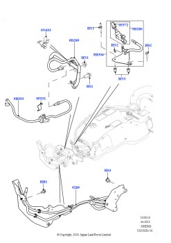 Топливные магистрали (3.0L DOHC GDI SC V6 БЕНЗИНОВЫЙ)