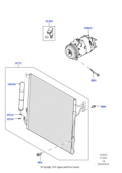 Конденс./компресс.сист.кондиц.возд. (3.0L DOHC GDI SC V6 БЕНЗИНОВЫЙ)