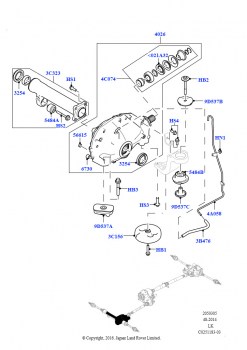 Картер переднего моста (8-ступенчат. АКПП ZF 8HP70 HEV 4WD)