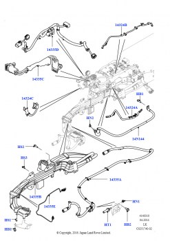 Гибридные электрические модули (Провода тягового аккумулятора, 3.0 V6 D Gen2 Twin Turbo, 8-ступенчат. АКПП ZF 8HP70 HEV 4WD, 3.0 V6 D Gen2 Mono Turbo, 8-ступенчат. АКПП ZF 8HP70 HE