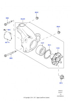 Повор.кулак и ступица пер.колеса (Сборочный завод Хэйлвуд)