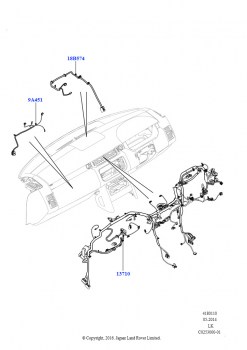 Электропр.на двигат.и перегородке (Панель приборов, 3.0L DOHC GDI SC V6 БЕНЗИНОВЫЙ, 5,0 л OHC SGDI NA V8 бензин - AJ133, 5,0 л OHC SGDI SC V8 бензин - AJ133)