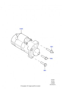 Стартер (2.2L CR DI 16V Дизельный, 9-ступенчат.автоматич. AWD, Стартер - Система запуска/останова)