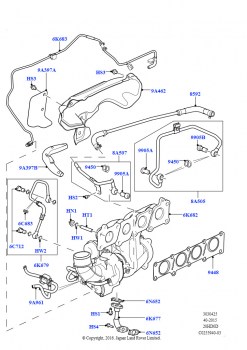 Турбокомпрессор (2.0L 16V TIVCT T/C 240PS бензиновый)