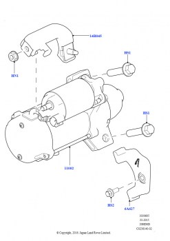 Стартер (2.0L 16V TIVCT T/C 240PS бензиновый)