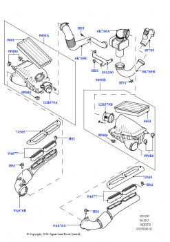 Воздушный фильтр (3.0 V6 D Gen2 Twin Turbo)