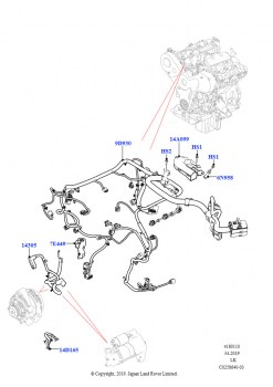 Электропр.на двигат.и перегородке (3.0 V6 D Gen2 Mono Turbo)