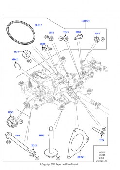 Внешние эл-ты коробки передач (2.0L 16V TIVCT T/C Gen2, бензин, 9-ступенчат.автоматич. AWD, Сборочный завод Хэйлвуд, 2.0L 16V TIVCT T/C 240PS бензиновый, 9-ступенчат.автоматич. AWD