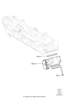 Корпус дроссельной заслонки (2,0 л I4 DSL MID DOHC AJ200, Сборочный завод Хэйлвуд, 2.0L I4 DSL HIGH DOHC AJ200, Сборочный завод Хэйлвуд)