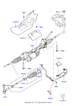 Рулевой механизм (RHD, Сборочный завод Хэйлвуд)