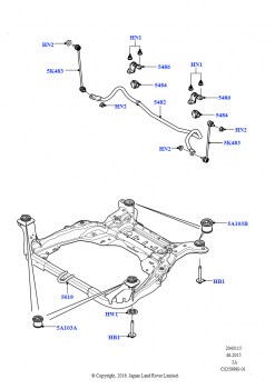 Перед.поперечина+штанга стабилизат. (Изготовитель - Changsu (Китай))