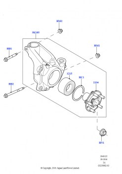 Повор.кулак и ступица пер.колеса (Изготовитель - Changsu (Китай))