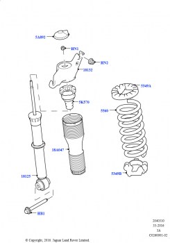 Задние пружины и амортизаторы (Изготовитель - Changsu (Китай))