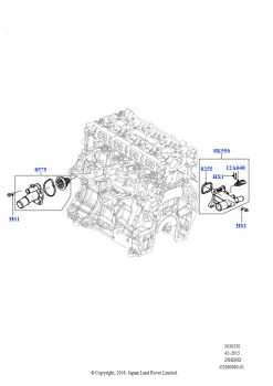 Термостат/корпус и сопут.эл-ты (2.0L 16V TIVCT T/C 240PS бензиновый, Изготовитель - Changsu (Китай))