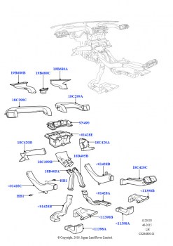 Возд.дефлект., жалюзи и воздуховоды (Внутренние элементы, Изготовитель - Changsu (Китай), Без дисплея над головой)