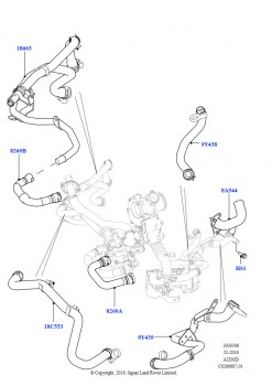 Система охлаждения EGR (2,0 л I4 DSL MID DOHC AJ200, Страна изготовления — Бразилия)