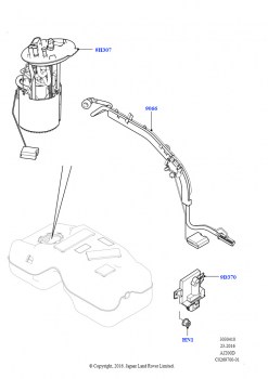 Топливный насос и датчик (2,0 л I4 DSL MID DOHC AJ200, Страна изготовления — Бразилия, 2.0L I4 DSL HIGH DOHC AJ200, Страна изготовления — Бразилия)