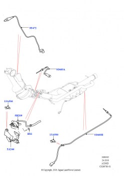 Система выпуска (Датчики, 2,0 л I4 DSL MID DOHC AJ200, Страна изготовления — Бразилия, 2.0L I4 DSL HIGH DOHC AJ200, Страна изготовления — Бразилия)