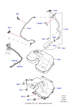Топл. бак и сопутствующие эле. (2.0L I4 DSL HIGH DOHC AJ200)