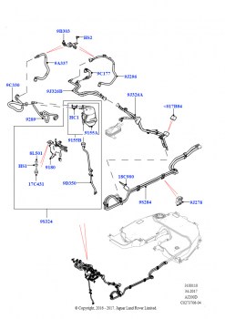Топливные магистрали (2.0L I4 DSL HIGH DOHC AJ200)