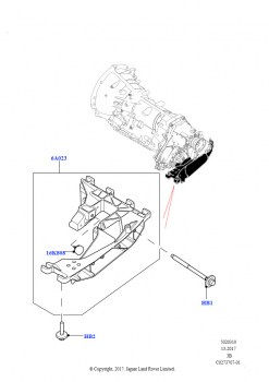 Опора коробки передач (3.0L DOHC GDI SC V6 БЕНЗИНОВЫЙ, 5.0L P AJ133 DOHC CDA S/C Enhanced)