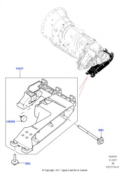 Опора коробки передач (Дизельный 3,0 V6)