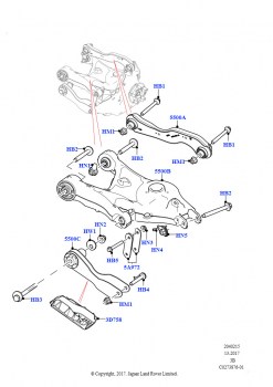 Рычаги задней подвески
