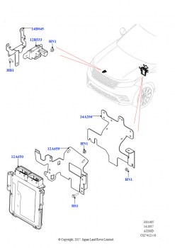 Модули и датчики двигателя (2,0 л I4 DSL MID DOHC AJ200, RHD, 2.0L I4 DSL HIGH DOHC AJ200, RHD)