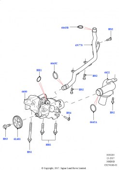 Масляный насос (3.0L DOHC GDI SC V6 БЕНЗИНОВЫЙ)