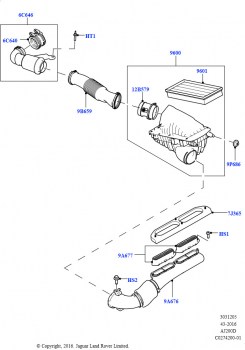 Воздушный фильтр (2.0L I4 DSL HIGH DOHC AJ200)