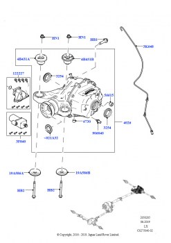 Задний мост (2.0L I4 DSL HIGH DOHC AJ200, Распредел.крут.момента тормож.-TVBB)