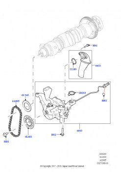 Масляный насос (2,0 л I4 Mid DOHC AJ200, бензин, 2,0 л I4 High DOHC AJ200, бензин)