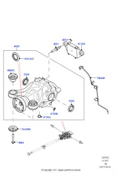 Задний мост (2,0 л I4 DSL MID DOHC AJ200, 2.0L I4 DSL HIGH DOHC AJ200, 2,0 л I4 Mid DOHC AJ200, бензин, 2,0 л I4 High DOHC AJ200, бензин)