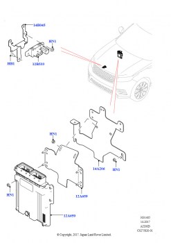 Модули и датчики двигателя (2,0 л I4 DSL MID DOHC AJ200, LHD, 2.0L I4 DSL HIGH DOHC AJ200, LHD)