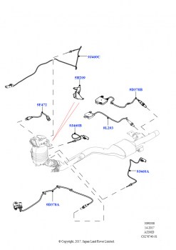 Датчики и модули системы выпуска (2,0 л I4 DSL MID DOHC AJ200, LEV 160, 2.0L I4 DSL HIGH DOHC AJ200, LEV 160)