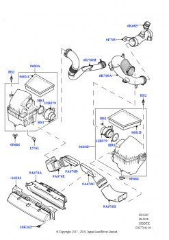 Воздушный фильтр (3.0 V6 D Gen2 Twin Turbo)