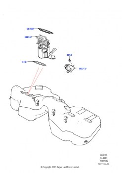 Топливный насос и датчик (3.0L DOHC GDI SC V6 БЕНЗИНОВЫЙ)