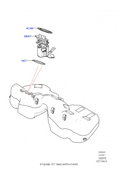 Топливный насос и датчик (3.0 V6 D Gen2 Twin Turbo)