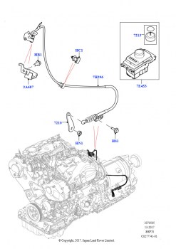 Перекл.пер.-Автомат.кор.пер. (3.0 V6 D Gen2 Twin Turbo, 8-ступенч.авто.кор.пер.ZF 8HP70 4WD)