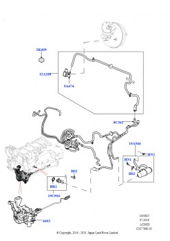 Вакуумное управл. и впуск воздуха (2.0L I4 DSL HIGH DOHC AJ200, RHD)