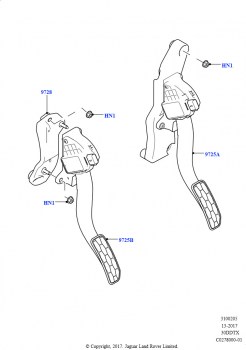 Орг.упр.акселератором/ТНВД (3.0 V6 D Gen2 Twin Turbo)