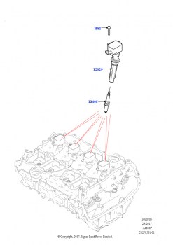 Катушка заж.и провода/свечи заж. (2,0 л I4 High DOHC AJ200, бензин, 2,0 л I4 Mid DOHC AJ200, бензин)